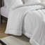 Édredon double / grand avec 2 taies décoratives - blanc, rembourré, facile d'entretien, 3 pièces Puffy 350G / m²