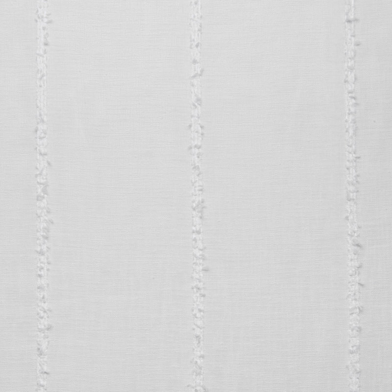 Vidal Sheer Curtain Pair, White, 54"W x 84"L