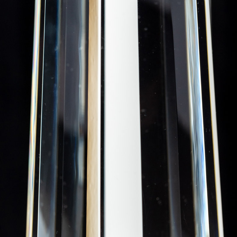 Facet Cut Cone Candle Holders