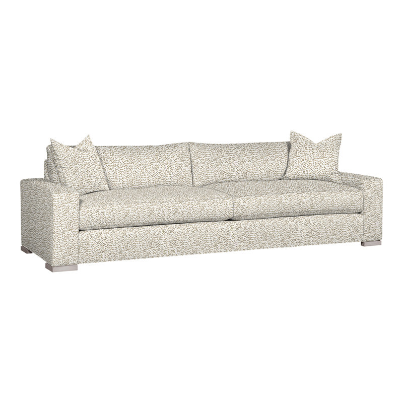 Paxton Upholstered 109'' Sofa, Worthy Snow, Dove Gray
