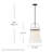 Medium Modern Downrod Pendant Light-1641557201