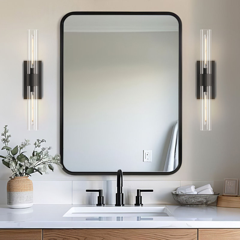 Tyahna Solid Brass Armed Sconce, Matte Black