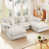 Beige Polyester Blend
