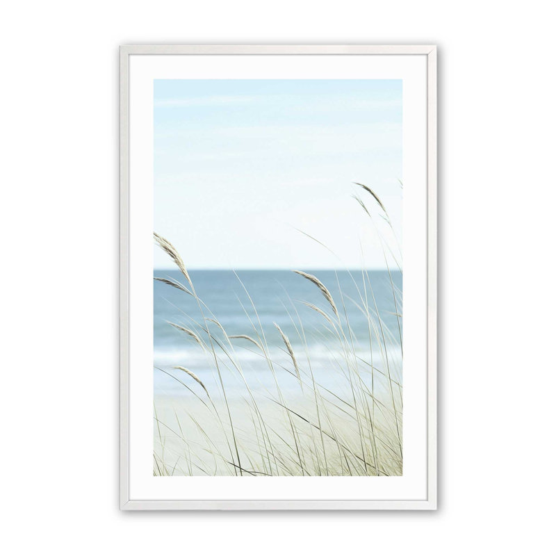 Berceuse océanique II, Cadre photo simple blanc opaque, H 17 po x l 13 po