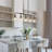 Vouni 5 - Light Modern Linear Kitchen Island Pendant