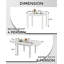 Outdoor Dining Table , 80cm cm W 80cm cm D