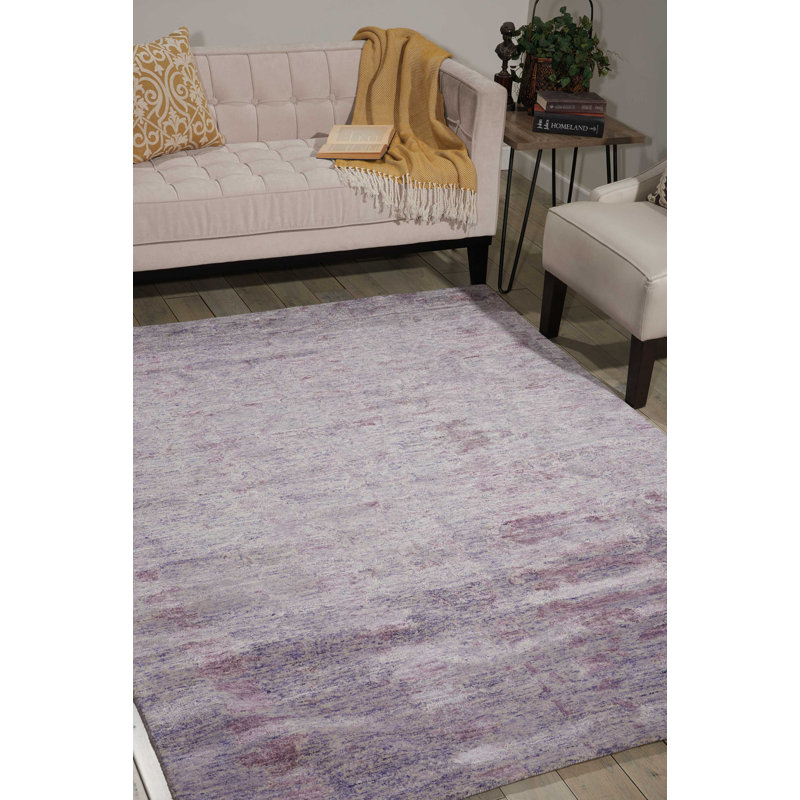 Nyssa Viscose Indoor Rug, Rectangle 3'9" x 5'9"