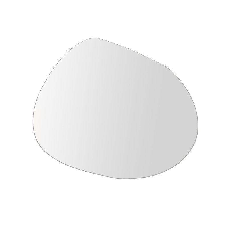 Dorothea Novelty Wood Framed Wall Mounted Accent Mirror in Black, 72.50cm H x 6cm W, Black