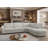 Modern Style Wedge Chaise Sectional-739404709