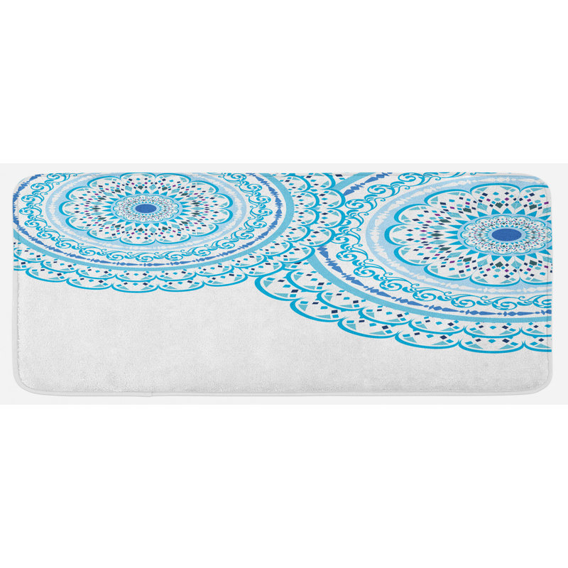 Tapis de cuisine mandala