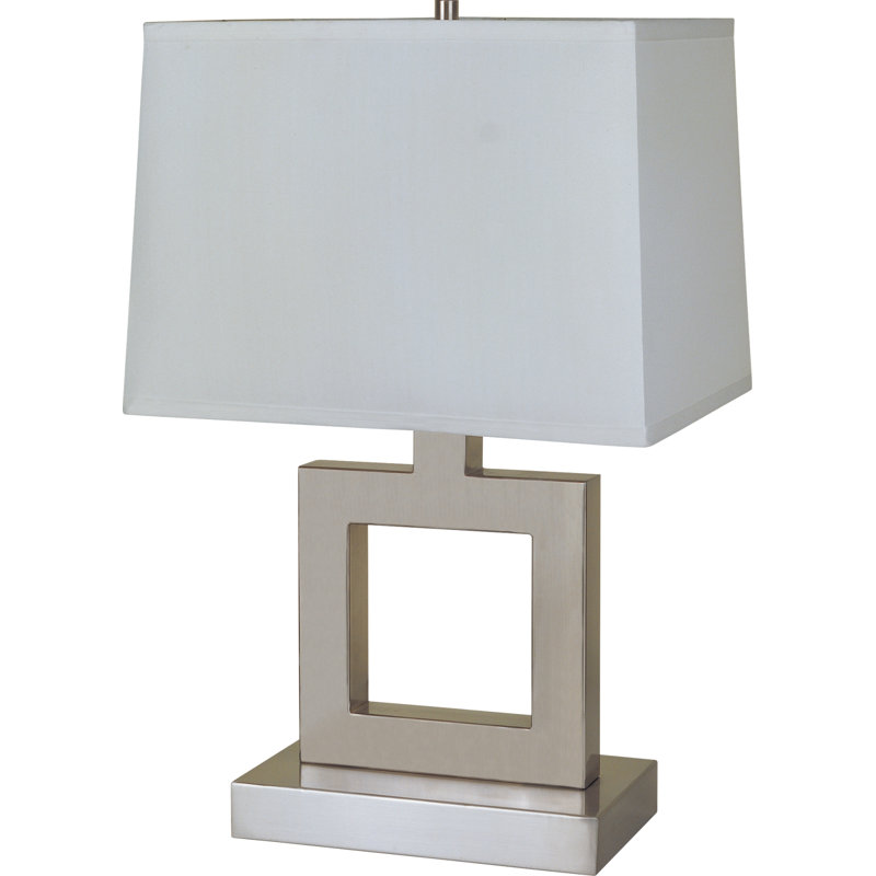 McCook Metal Table Lamp, Brush Steel