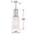 Latitude Run Jaylisse Brushed Nickel With Etched Glass Pendant Light