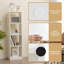 Kieu 148 cm H x 38 cm W Cube Bookcase