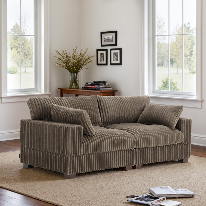 Upholstered Arms Sofa