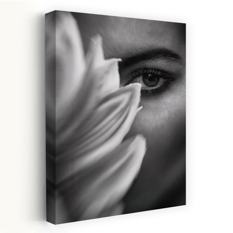 Art contemporain, art floral minimaliste, H 24 po x l 16 po