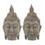 Tête de Bouddha méditant
