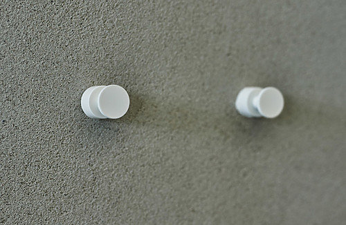 Wall mounted robe hooks (pair) 