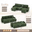 Corner Sofa Bed, U-Shaped Sleeper Sectional Couch Bed, 3-In-1 Convertible Pull Out Sofa Bed With Adjustable Backrest, Storage, Usb And Cup Holder For Living Room-505570090