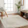 Skandi Modern Boho Light Brown Area Rug