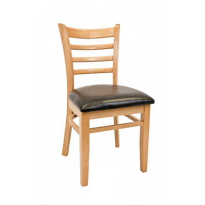Chaise d’appoint à dossier en échelle
