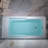 54" x 30" Alcove Acrylic Soaking Bathtub with Drain & Overflow, 5 Finish Options-107077822-107077818