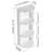 12" Bathroom Wall-Mounted Storage Rack-1405027555