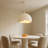 Jimyah 1- Light White Polystyrene Unique/Statement Modern Pendant-1285587892