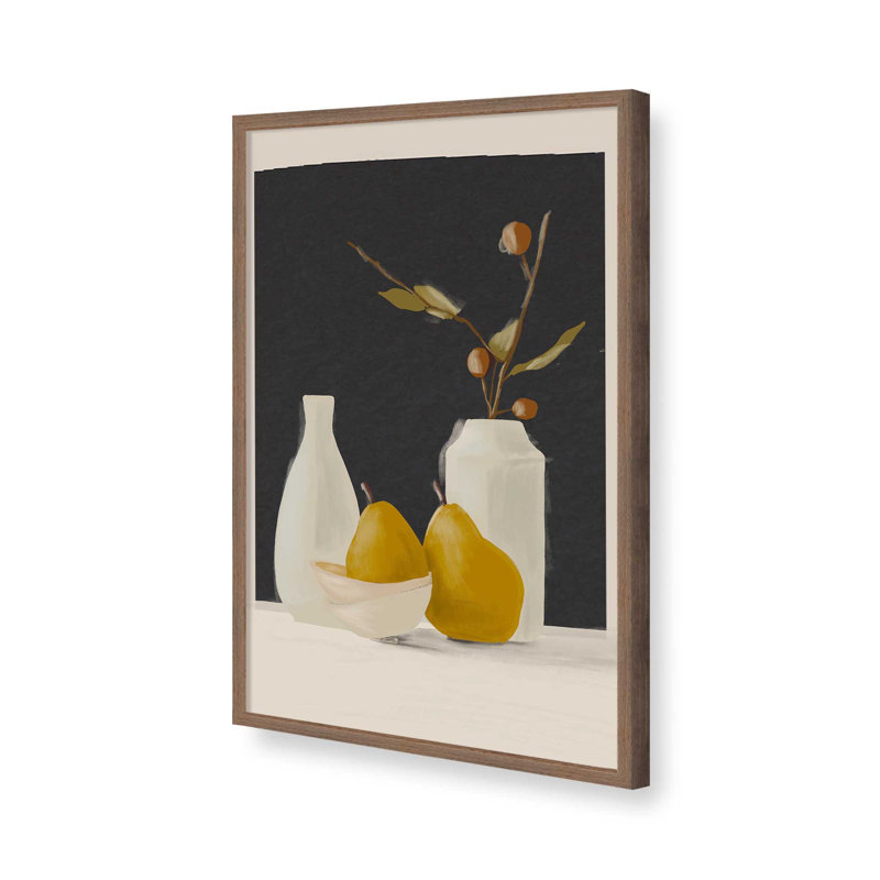 «Minimalist Still Life 10» par Thingdesign, reproduction d'art sur toile, H 16 po x l 12 po, Brun