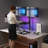 Standing Desk Converter Height Adjustable, Sit To Stand Up Desk Riser Computer Workstation Use In Laptop And Single Monitor Ergonomic Desktop Workstation For Home Office -24Inch Black