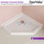  Base de douche Neo-Angle à simple seuil de L 35 po x l 35 po DeerValley, base de douche en acrylique blanc pour espace de douche en alcôve, base de douche en coin