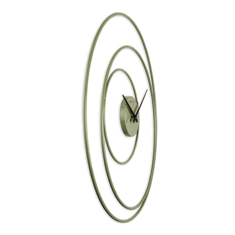 Horloge murale élégante en métal, 29,5 po x 29,5 po, rouge | Fabrication 100% acier, mouvement de balayage silencieux | Parfait pour le décor du salon, du bureau ou de la chambre à coucher, ce garde-temps élégant et fonctionnel
