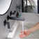 Square 2-Handle Wall Mount Roman Tub Faucet Bathtub Filler In Brushed Gold