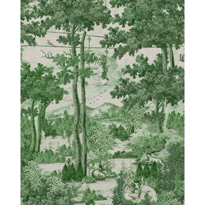 TOILE DU CARPATHIANS Ruby Wallpaper