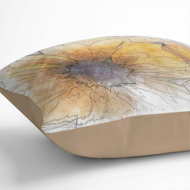 Square Throw Cushion, 55 x 55 cm, Stone