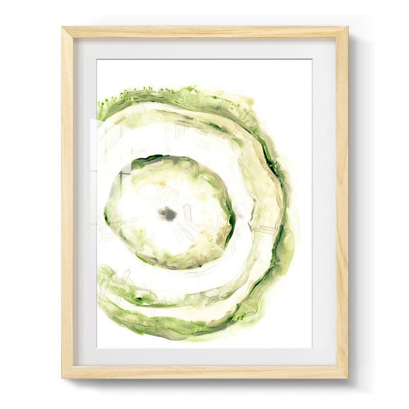 Lichen Halo III - impression encadrée, Naturel, H 25,5 po x l 17,5 po