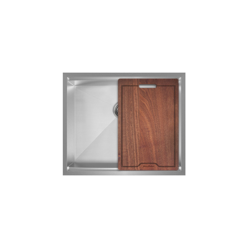 Rivage Basin Undermount Kitchen Workstation Sink, 22 in x 19 in, Single