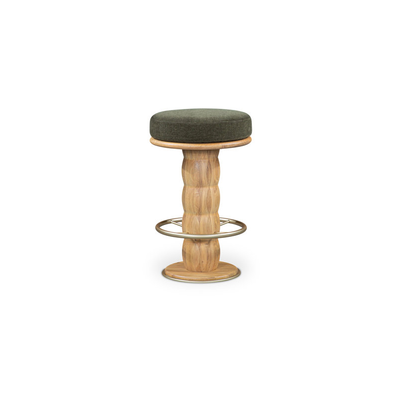Tabouret pivotant Nio vert foncé, Vert