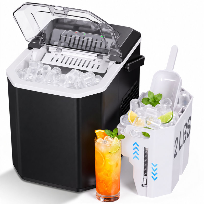 Dreamsmith 26 lb. Daily Production Bullet Clear Ice Portable Ice Maker