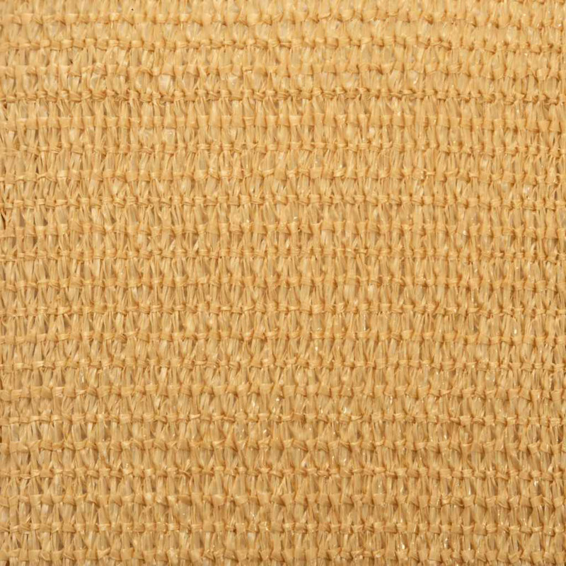  Sunshade Sail 160 G/M² Triangular Sand 4X5x6.8 M HDPE