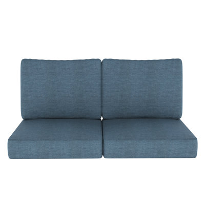 Sunbrella Outdoor Loveseat Seat / Back Cushion by Birch Lane