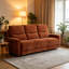 Canapé inclinable orange brûlé Trask-129933826