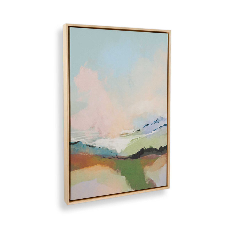«Dream Landscape» par Garima Dhawan, reproduction d'art sur toile, H 16 po x l 12 po, Cadre flottant, Tanné
