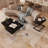 Wrought Studio Brandalynn 2-Piece Marble Top Nesting Coffee Table Set with Metal Frame-2087461919-2087461918