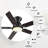 52'' Lusi 5 - Blade LED Flush Mount Ceiling Fan with Light-17027315