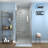 36-38 in.W x 72 in.H Pivot Frameless Glass Shower Door with SGCC Certified Glass-72128974