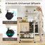 79cm H x 60cm W Utility Cart with Wheels-93548308
