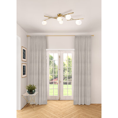Modena - 5-Light Semi-Flush Mount -