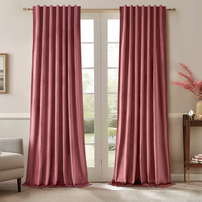 Aikens Velvet 100% Blackout Thermal Curtain Panel