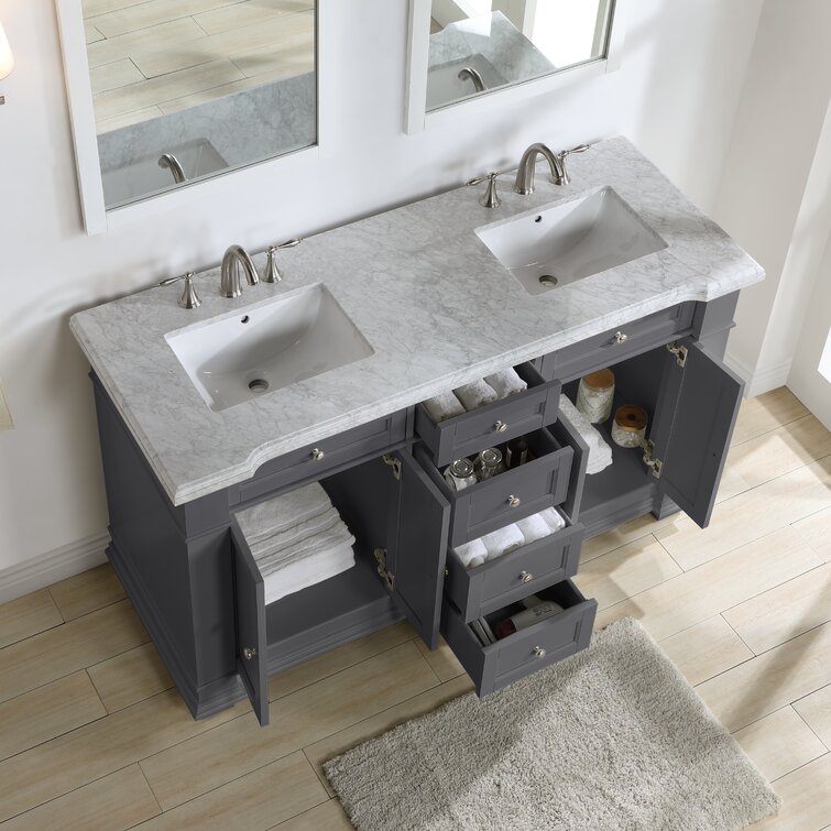 Norre Double Bathroom Vanity (60–72)