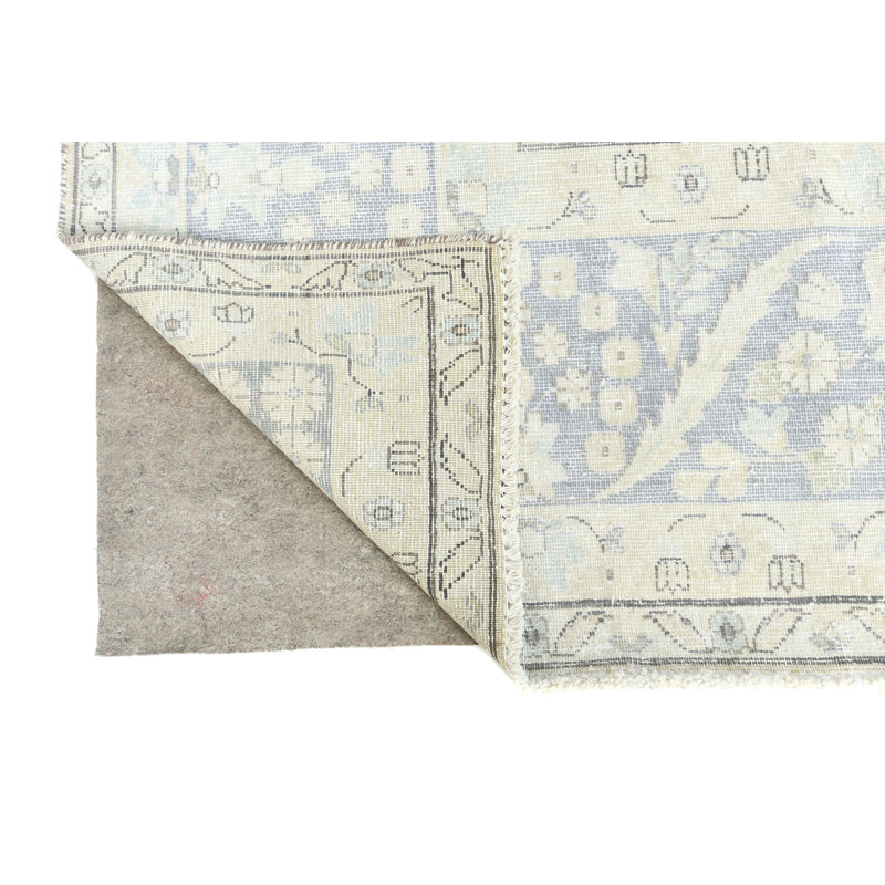 Tapis oriental crème unique 10X13 One-of-a-Kind